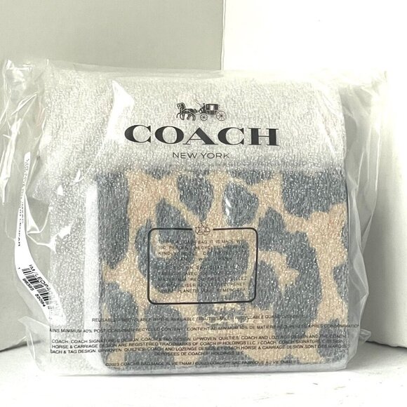 Coach Mini Wallet On A Chain Crossbody Leopard CX151 Coated Canvas ORGPKG - Picture 3 of 9